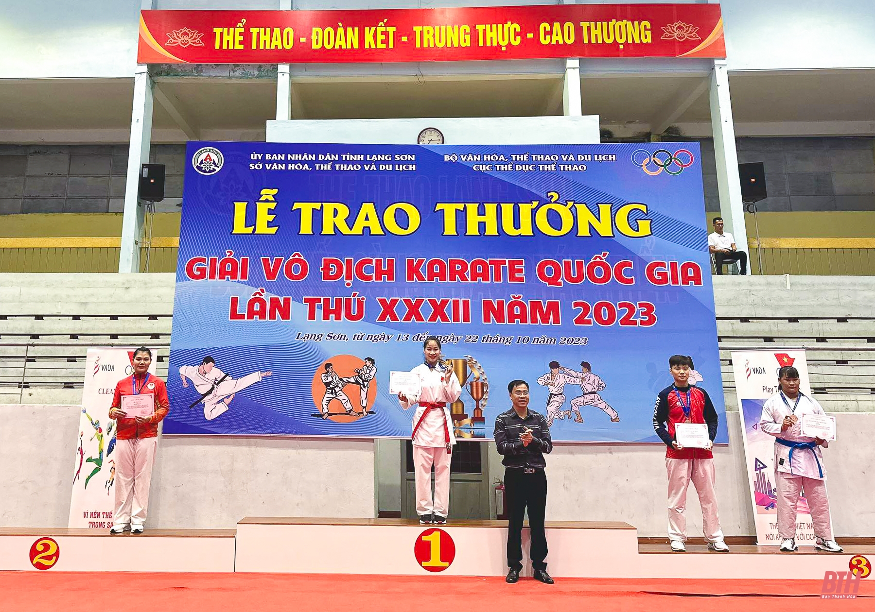 Trương Thị Thương bảo vệ thành công HCV, karate Thanh Hóa giành 6 huy chương tại giải vô địch quốc gia 2023